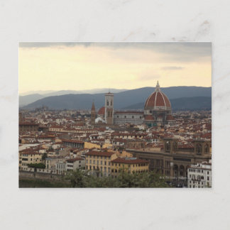 Aussicht auf den Dom Santa Maria del Fiore Postkarte