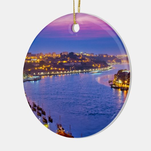 Aussicht auf den Douro Keramik Ornament (Links)