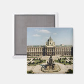Aussicht auf den Eingang und � Magnet (Vorderseite/Rückseite)