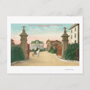 Aussicht auf den Eingang zur Terrasse von Presidio Postkarte