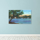 Aussicht auf den Eldridge Park Leinwanddruck (Insitu (Holzboden))