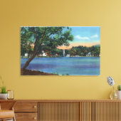 Aussicht auf den Eldridge Park Leinwanddruck (Insitu (Wohnzimmer))