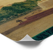 Aussicht auf den Elefantenbrunnen Poster (Ecke)