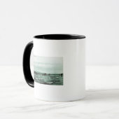 Aussicht auf den Fischfang Seine Fischen, Pferdeka Tasse (Vorderseite Links)