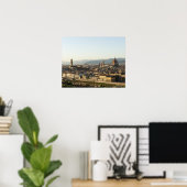 Aussicht auf den Fluss Arno, Duomo, Ponte Poster (Heimbüro)