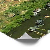 Aussicht auf den Fluss Crooked, Oregon Poster (Ecke)