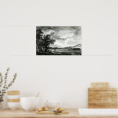 Aussicht auf den Fluss Hudson von Pakepsey Poster (Küche)