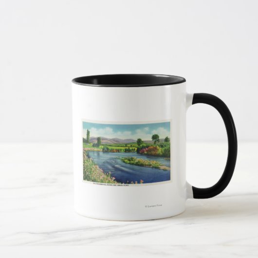 Aussicht auf den Fluss Israel und den Präsidentenr Tasse (Rechts)