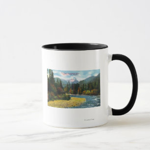 Aussicht auf den Fluss Lions und Capilano Tasse