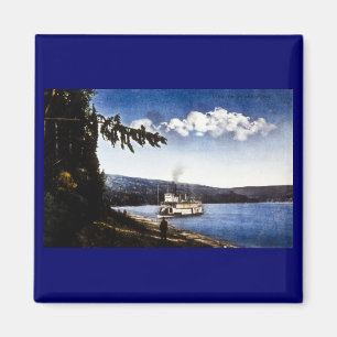 Aussicht auf den Fluss Peace Magnet