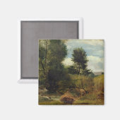 Aussicht auf den Fluss Sid, nahe Sidmouth, c.1852 Magnet (Vorderseite/Rückseite)