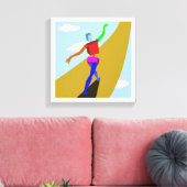 Aussicht auf den Frieden Leinwanddruck (Insitu (Wohnzimmer))