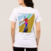 Aussicht auf den Frieden Tri-Blend Shirt (Rückseite)