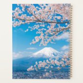 Aussicht auf den Fuji mit Kirschblüten Planer (Rückseite)