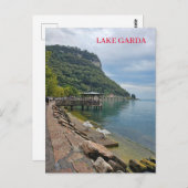 Aussicht auf den Gardasee Postkarte (Vorne/Hinten)
