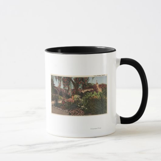 Aussicht auf den Garten der Front Mission Tasse (Rechts)