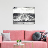 Aussicht auf den Garten Leinwanddruck (Insitu (Wohnzimmer))