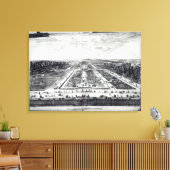 Aussicht auf den Garten Leinwanddruck (Insitu (Wohnzimmer))