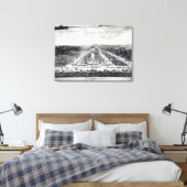 Aussicht auf den Garten Leinwanddruck (Insitu (Schlafzimmer))