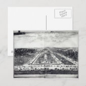 Aussicht auf den Garten Postkarte (Vorne/Hinten)