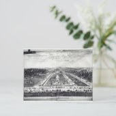 Aussicht auf den Garten Postkarte (Stehend Vorderseite)