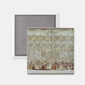 Aussicht auf den gebauten Ballsaal Magnet (Vorderseite/Rückseite)