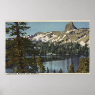 Aussicht auf den George & High Lake Sierra Poster