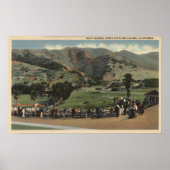 Aussicht auf den Golfplatz Poster (Vorne)
