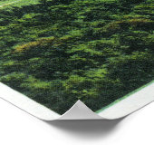 Aussicht auf den Golfplatz von Saranac Inn Poster (Ecke)