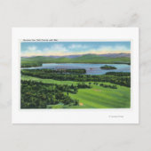 Aussicht auf den Golfplatz von Saranac Inn Postkarte (Vorderseite)