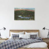 Aussicht auf den Gregory-See und San Bernardino Leinwanddruck (Insitu (Schlafzimmer))