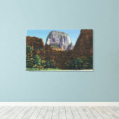 Aussicht auf den großen weißen Thron Leinwanddruck (Insitu (Holzboden))