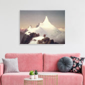 Aussicht auf den Großglockner Leinwanddruck (Insitu (Wohnzimmer))