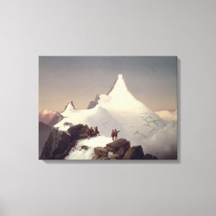 Aussicht auf den Großglockner Leinwanddruck