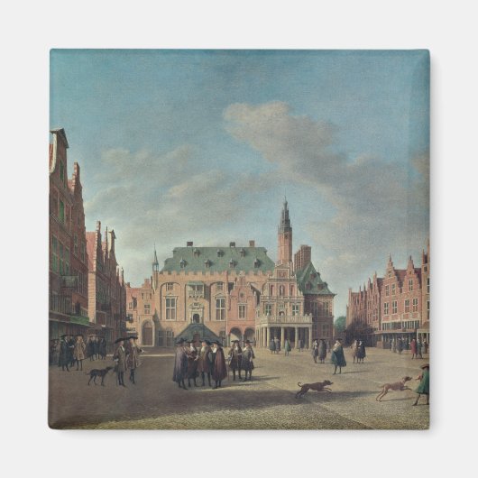 Aussicht auf den Grote Markt in Haarlem Magnet (Vorne)