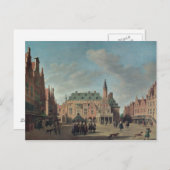 Aussicht auf den Grote Markt in Haarlem Postkarte (Vorne/Hinten)