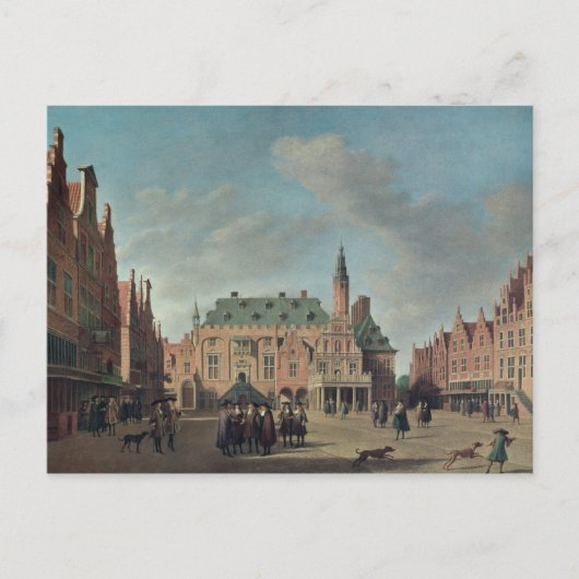 Aussicht auf den Grote Markt in Haarlem Postkarte (Vorderseite)
