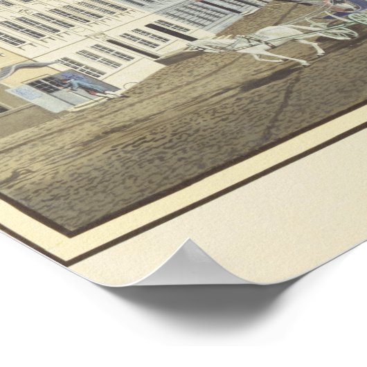 Aussicht auf den Hackeschen Markt Poster (Ecke)