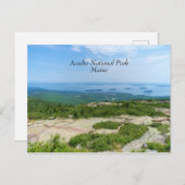 Aussicht auf den Hafen von Bar Postkarte (Vorne/Hinten)