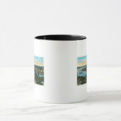 Aussicht auf den Hafen von Boothbay Tasse (Zentrum)