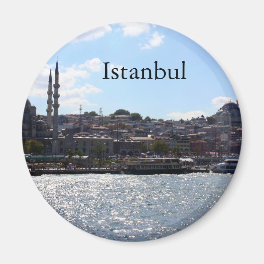 Aussicht auf den Hafen von Istanbul Magnet (Vorne)