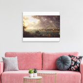 Aussicht auf den Hafen von Lorient Leinwanddruck (Insitu (Wohnzimmer))
