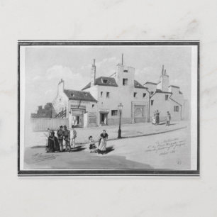 Aussicht auf den Hafen von Maternite, August 1886 Postkarte