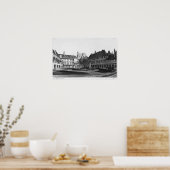 Aussicht auf den Hafen von Maternite Poster (Küche)