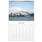 Aussicht auf den Hafen von Sydney Kalender (Mär 2026)