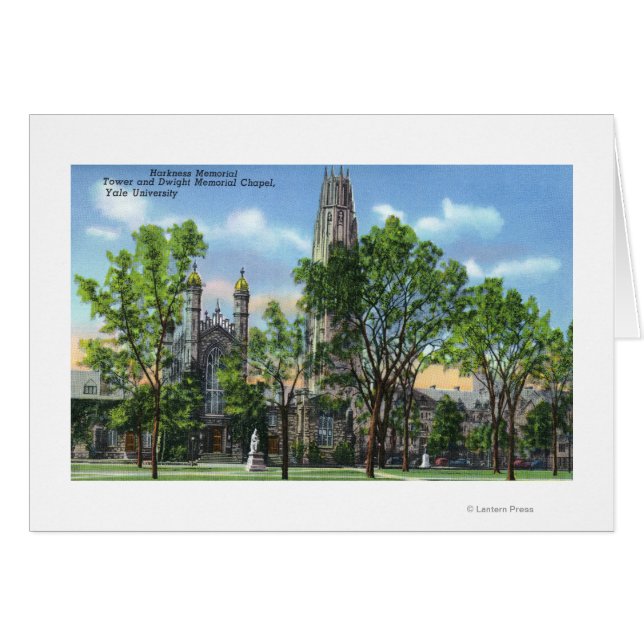 Aussicht auf den Harkness-Gedächtnisturm, Dwight-K (Vorderseite (Horizontal))