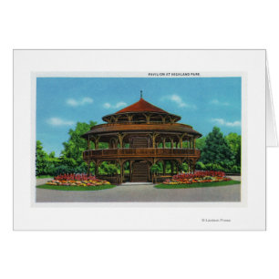 Aussicht auf den Hochlandpark-Pavillon