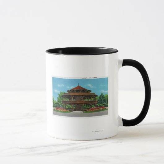 Aussicht auf den Hochlandpark-Pavillon Tasse (Rechts)