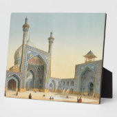 Aussicht auf den Hof des Mesdjid-i-Shah, Isfah Fotoplatte (Seite)