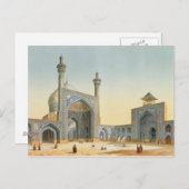 Aussicht auf den Hof des Mesdjid-i-Shah, Isfah Postkarte (Vorne/Hinten)